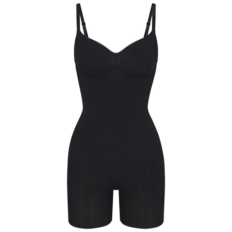 Petty Luxe Black Seamless Shaping- Bodysuit
