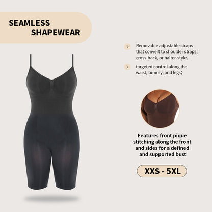 Petty Luxe Black Seamless Shaping- Bodysuit